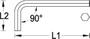 Imagem de Chave L Allen Longa Gedore (K) 3/8 42L-3/8