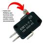 Imagem de Chave Micro Switch Haste Com Roldana Curta KW11-7-1 16A Kit - 10 Peças