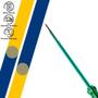 Imagem de Chave Phillips Translucido Verde Com Haste Isolada Pvc 3/16 X 8" ST61437 Sata