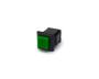 Imagem de Chave Push-Button com 2 Terminais e com Trava 1A/250Vac Liga/Desliga - Verde - DS-429