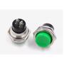Imagem de Chave Push Button Ds212 2 Terminais Verde Emb 20pç