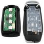 Imagem de Chave Remota Universal Estilo Ford - 3/4 Botões (5 Unidades) - Compatível com Keydiy KD B12, KD-X2, KD900 e KD Mini