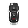 Imagem de Chave Remota Universal Estilo Ford - 3/4 Botões (5 Unidades) - Compatível com Keydiy KD B12, KD-X2, KD900 e KD Mini