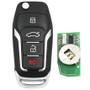 Imagem de Chave Remota Universal Estilo Ford - 3/4 Botões (5 Unidades) - Compatível com Keydiy KD B12, KD-X2, KD900 e KD Mini
