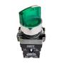 Imagem de Chave Seletora Knob Curta 2 Posições 90 Verde IP40 22mm 220V