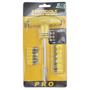 Imagem de Chave tipo t com 5 bits + 6 canhao / soquete e adaptador pro na cartela - STARTOOLS FERRAMENTAS