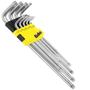 Imagem de Chave Torx Longa Com Furo Aço Cr-v De T10 A T50 9 Peças