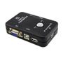 Imagem de Chaveador kvm USB Switch vga 2 Portas 2 PCs Ligados Em 1 Monitor