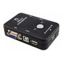 Imagem de Chaveador Switch Kvm 2 Portas Vga C 2 Usb Monitor Mouse - Xtrad