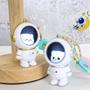 Imagem de Chaveirinho Feminino Papelaria Fofa Astronauta LED Kit 2 Und