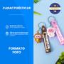 Imagem de Chaveiro Com Argola C/ Corrente Papelaria Fofa Animais 3D