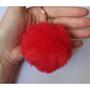 Imagem de Chaveiro De Pompom Fofinhos - Kit com 3 un
