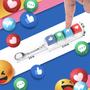 Imagem de Chaveiro Fidget Clicker ICON com Luz LED e 4 Tampas
