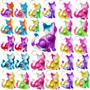 Imagem de Chaveiro Fidget Mini Pop Cat Animal Bulk, pacotes com 30