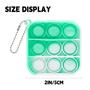 Imagem de Chaveiro Fidget Toy EYJVAF - Mini Push Pop Bubble com 30 Bolhas