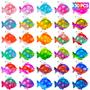 Imagem de Chaveiro Fidget Toy Genuvi Pop Fish - Pacote com 30 Unidades para Crianças