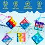 Imagem de Chaveiro Fidget Toy JOYIN Square Pop - Pacote com 30 Unidades (4 a 12 anos)
