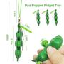Imagem de Chaveiro Fidget Toy TIBDALA - Pacote com 6 (Pea and Peanut Popper)
