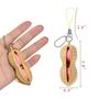 Imagem de Chaveiro Fidget Toy TIBDALA - Pacote com 6 (Pea and Peanut Popper)