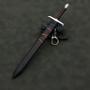 Imagem de Chaveiro Katana Medieval Arthur Pendragon - Modelo de Espada Samurai 22cm - Presente para Meninos