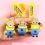 Imagem de Chaveiro Kawaii Minions de Silicone - Brinquedo, Modelo e Pingente para Cosplay