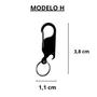 Imagem de Chaveiro Preto Para Peugeot Com Design Com Abridor - H