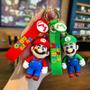 Imagem de Chaveiro Super Mario Bros - Conjunto com 10 Figuras de Ação em PVC