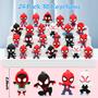 Imagem de Chaveiros 3D Tosiker Spider - Kit com 24 Unidades - Presente Ideal para Crianças