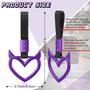 Imagem de Chaveiros Fabbay Heart Handle Car Accessory Purple Devil x2