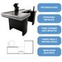 Imagem de Checkout Leve De 1,50M Mesa Reta Com Kit Innal