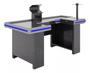 Imagem de Checkstand Display Preto Com Checkout 1,50m - Perfil Azul