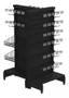 Imagem de Checkstand Display Preto Com Checkout 1,50m - Perfil Azul