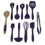 Imagem de Chef Craft Premium Ferramenta de Cozinha de Silicone e Conjunto de Utensílios, 11 Peça, Roxo