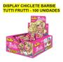 Imagem de Chiclete Barbie Tattoo Tutti Frutti Buzzy - 3 Caixas 300u