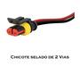 Imagem de Chicote para Lanterna Automóvel Caminhão Ônibus com Conector Selado de 2 Vias