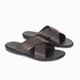 Imagem de Chinela Casual Sandalia Anatomic Gel Semicromo Preto Masculina Elegante Resistente