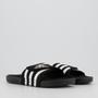 Imagem de Chinelo Adidas Adissage Logo Preto e Branco