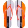 Imagem de Chinelo Coca Cola Daytona Feminino Branco Laranja Neon