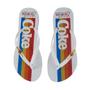 Imagem de Chinelo Coca-Cola Feminino Sunshine Branco CC3227