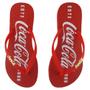 Imagem de Chinelo Coca Cola Feminino Vermelho CC3516 Presente Moda Top