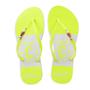 Imagem de Chinelo Coca Cola Go Refresh Feminino Branco/Amarelo Neon