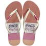 Imagem de Chinelo Coca Cola Super Line 24/25 CC4472 Feminino Off White