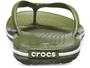 Imagem de Chinelo crocs crocband flip army green/white