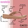 Imagem de Chinelo de Dedo Feminino Plataforma Conforto Azaleia Livia