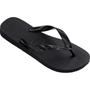 Imagem de Chinelo de Dedo Masculino Havaianas Top Preto Básico Tira Larga na 