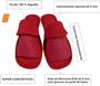 Imagem de Chinelo De Quarto Aberto com Aba - Pantufas Aberto com Aba - Chinelo em Tecido (Atacado)