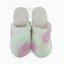 Imagem de Chinelo De Quarto Pantufa Infantil Tie Dye Pelucia Conforto