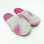 Imagem de Chinelo De Quarto Pantufa Infantil Tie Dye Pelucia Conforto Pai Mãe