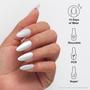 Imagem de Chinelo de vidro Press On Nails OPI Xpress/ON Velvet White