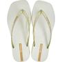 Imagem de Chinelo Dedo Feminino Casual Dia a Dia Passeio Praia com Glitter Bico Quadrado Ipanema 27095